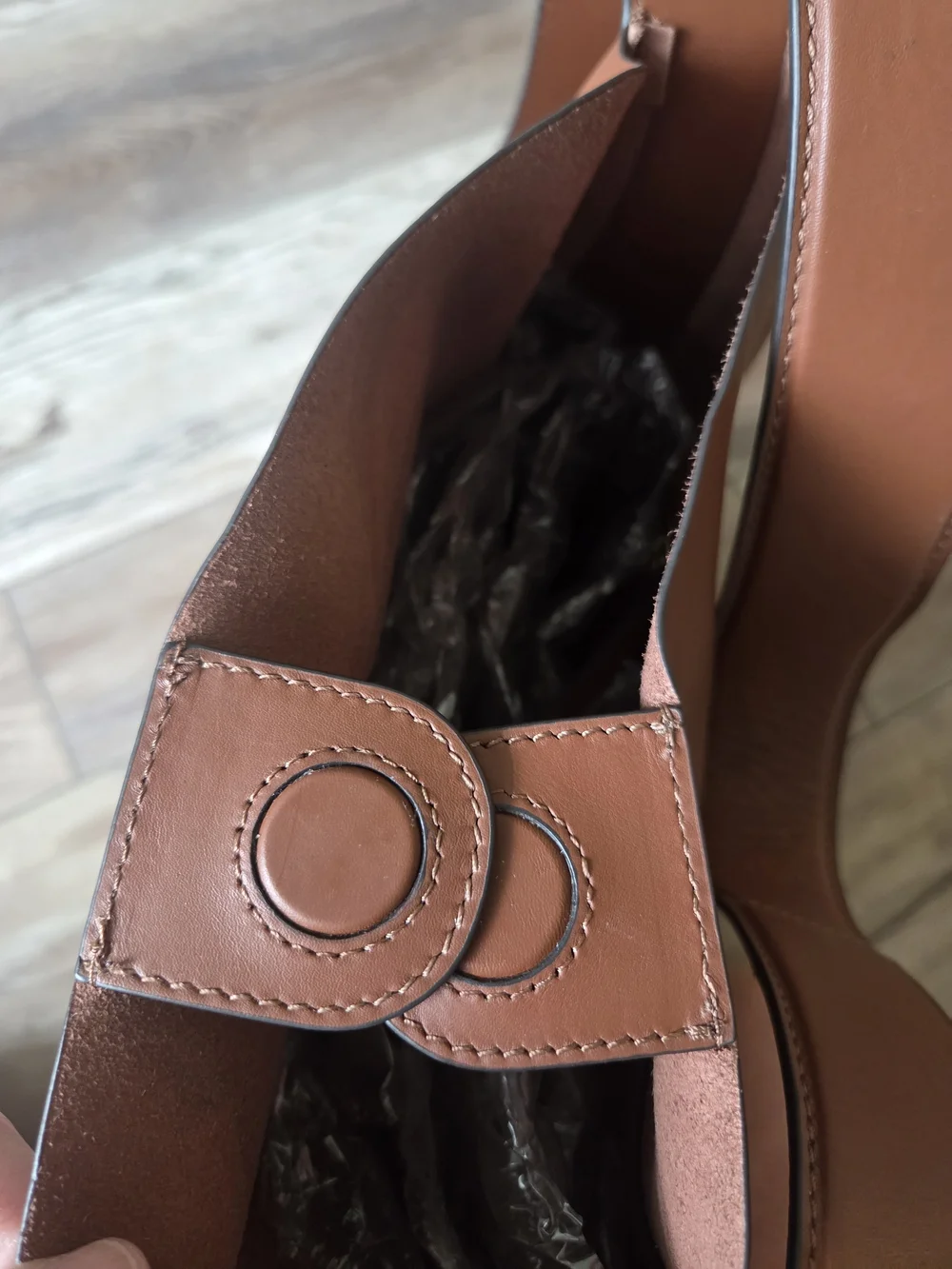 Banana Republic Factory Tan/Brown Leather Shoulder Hobo Bag